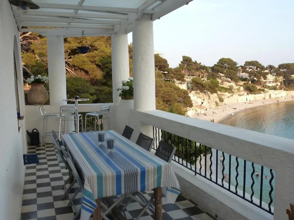 Villa Les Algues, Les Pieds Dans L'Eau Sur La Plage De Renecros Bandol