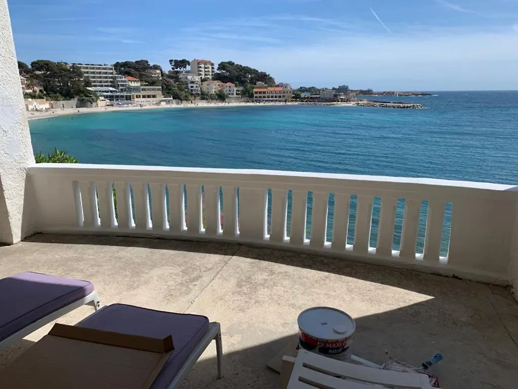 Villa Les Algues, Les Pieds Dans L'Eau Sur La Plage De Renecros Bandol