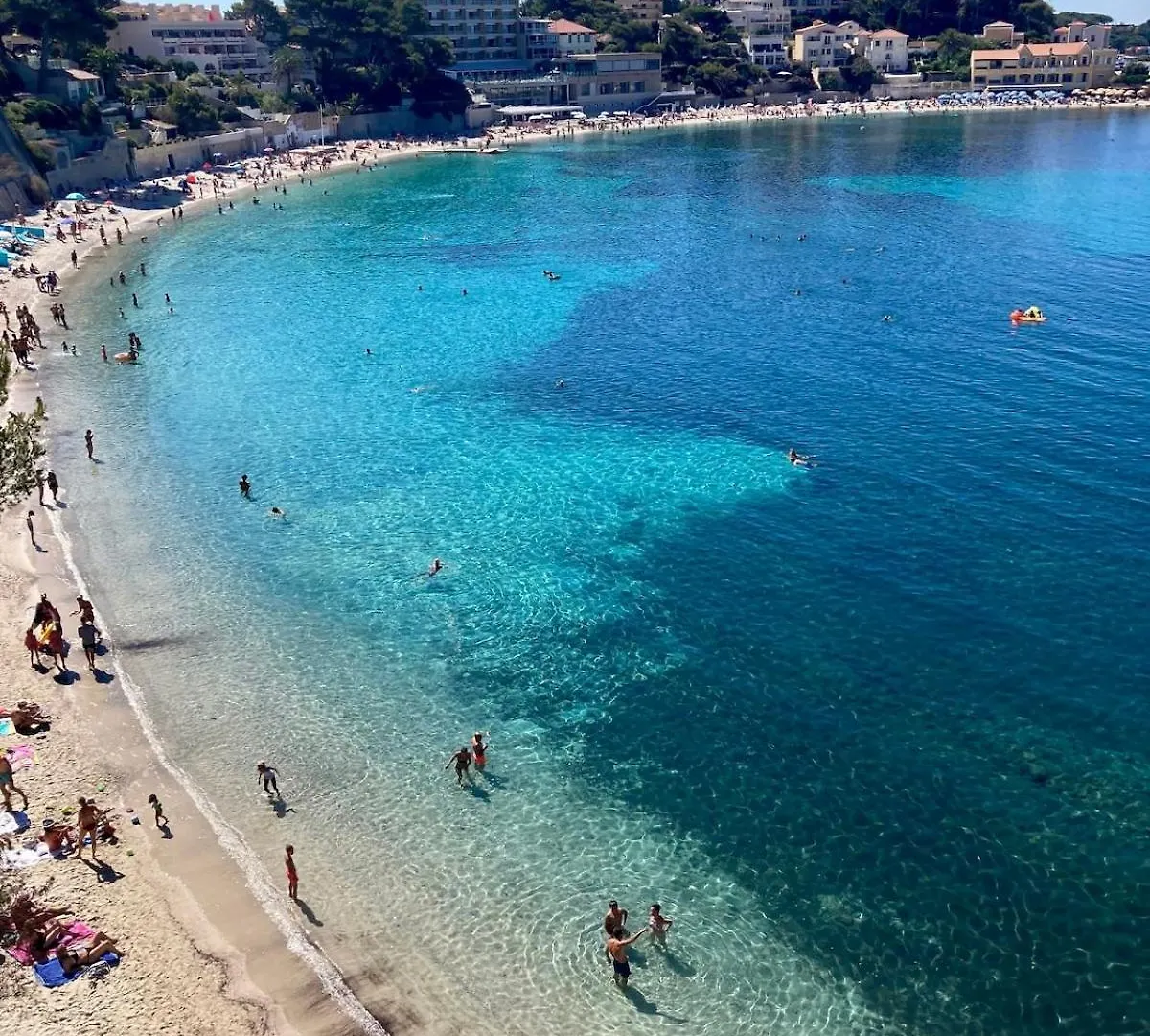 Villa Les Algues, Les Pieds Dans L'Eau Sur La Plage De Renecros Bandol