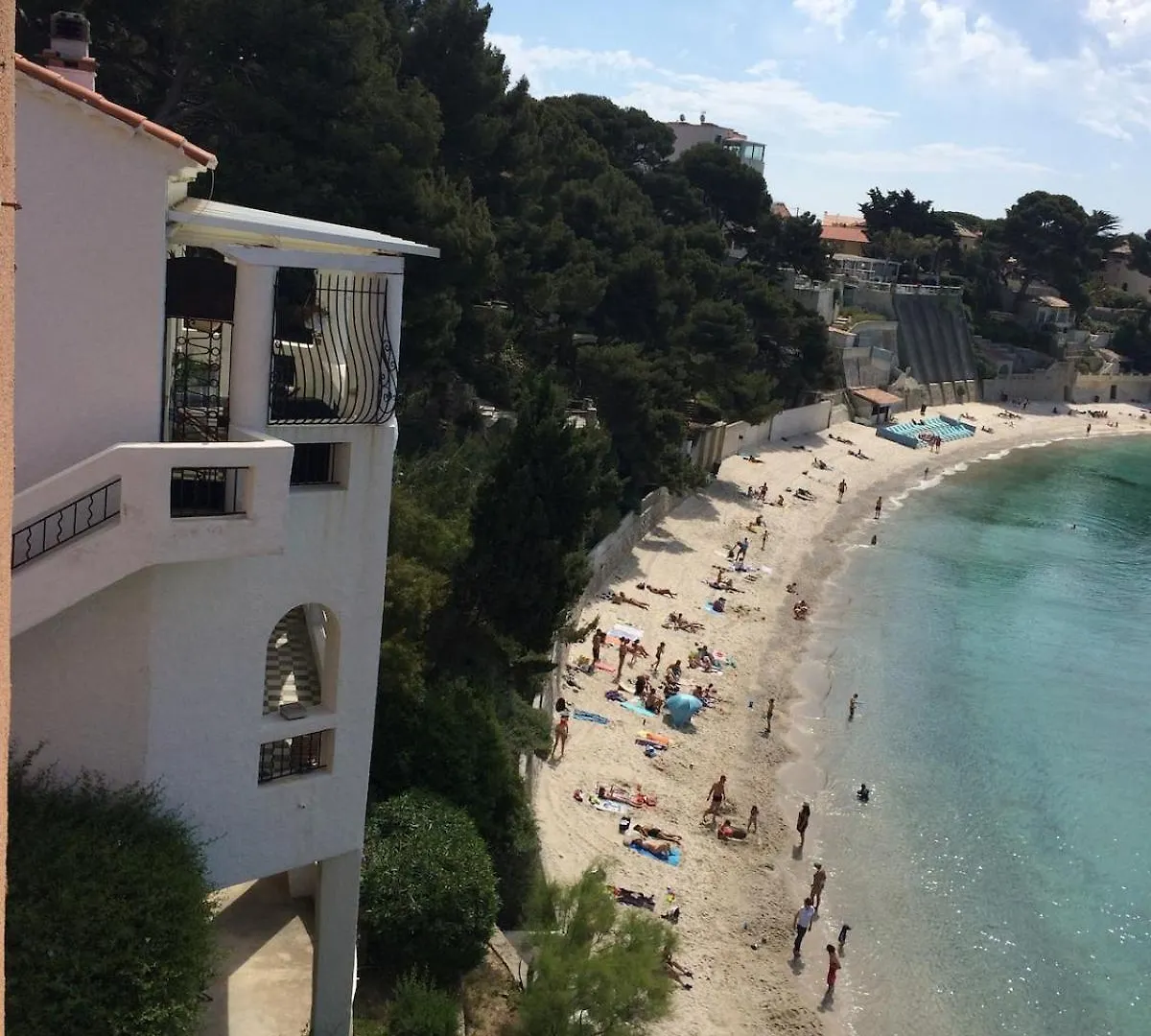 Villa Les Algues, Les Pieds Dans L'Eau Sur La Plage De Renecros Bandol 0*,