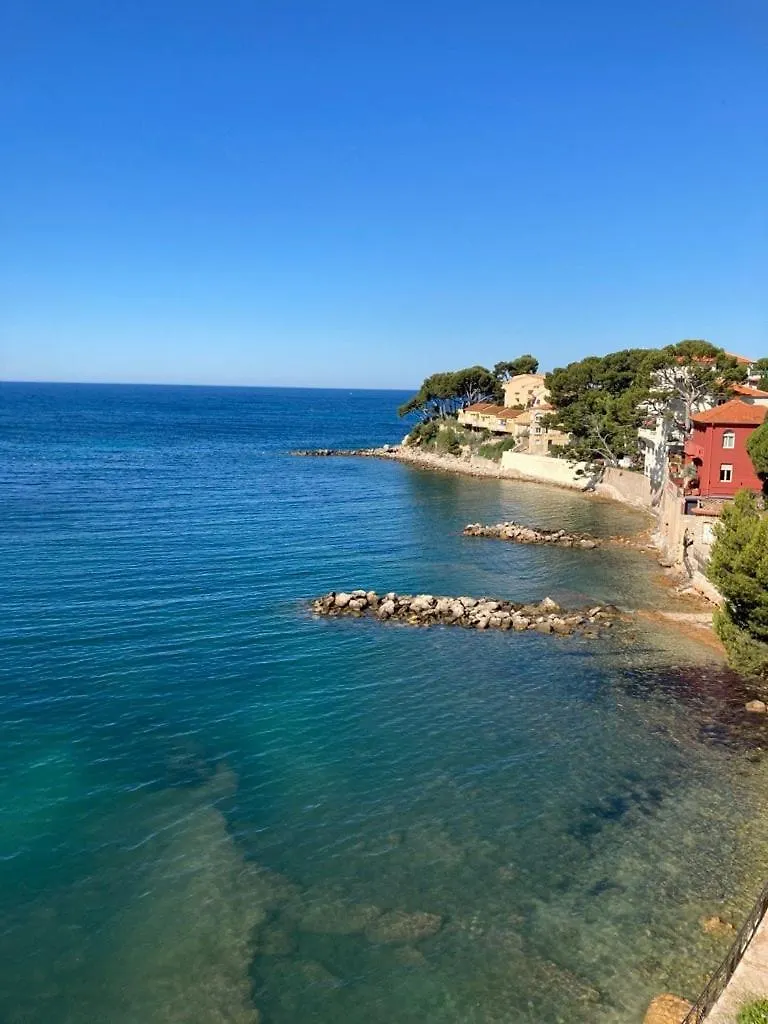 Villa Les Algues, Les Pieds Dans L'Eau Sur La Plage De Renecros Bandol